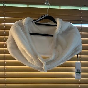 Calvin Klein Faux Fur Wrap